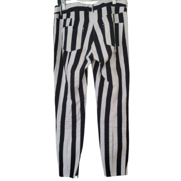 𝅺mango stripe skinny Light Cotton crop pants - Picture 5 of 6